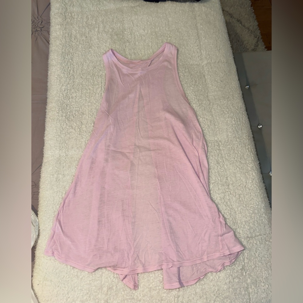 Lululemon Athletica Light Pink Sleeveless Top